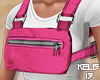 K. Pink Chest Rig Bag