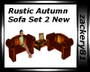 Rustic Autumn Sofa Set 2