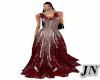 J*Burgundy Long Dress
