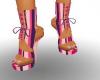 pink colored heels