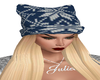 (J)Blue Hat /Blonde hair