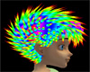 Rainbow Rave Wig