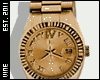 Gold watch {R}
