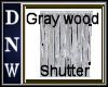 Gray Wood Shutters