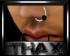 Thax~NoseRingSlvr-Blk(L)