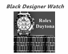 Black Designer Watch
