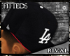 R- Blk red La fitted bck