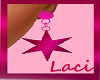 ~Pink Star Earrings~