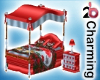 kid valentine canopy bed