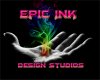 Epic Ink Flaming logo