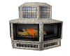 Animated Stone Fireplace