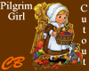 CB Pilgrim Girl Cutout