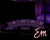 Purple Semi Amber Couch 