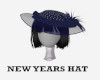 NEW YEARS HAT BLUE