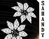 "S" FLOWERS DIAMOND LEFT