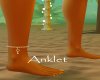 AV Silver Key Anklet