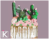 |K Rustic Birthday Cake