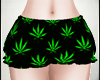 Marijuana Shorts Black