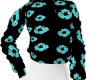 TEAL TEARY HOODIE