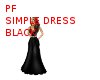 PF Simple Dress Black