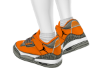 Orange and Grey Shoes