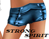 Grunge blue shorts
