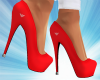  Red Nina Heels