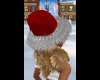 santa hat with hair