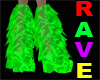 Toxic Green Rave Boots