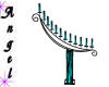 Teal Candles Arc