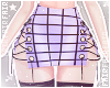 F. Plaid Skirt Lilac v2