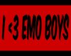 I <3 Emo Boys Sign
