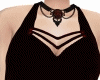 vamp blouse dark garnet