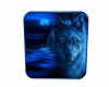 Blue Wolf  Wall Radio