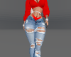 PANTALON LU ROJO