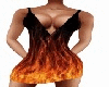Flames Mini Dress 
