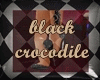 [cy] CROCO SHOES BLACK