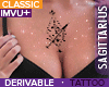 SAGITTARIUS Chest Tattoo