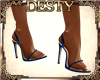 Blue Slingbacks