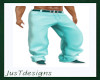 JT Baggy Jeans Teal
