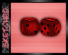 Lovers Kissing Dice