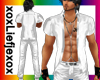 [L] White Basic Outfit