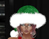 green santa hat