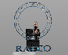 Animated star radio blue