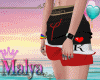 shorts k vermelho