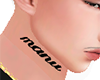 neck tattoo
