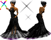 ! Gems Black gown dress