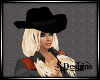 Cowgirl Hat (Black)