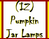 (IZ) Pumpkin Jar Lamps