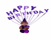 Purple Birthday Bear